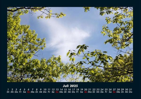 Produktbild: Landschaftskalender 2025 Fotokalender DIN A4