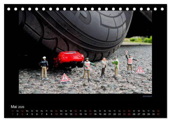 Produktbild: Polizeieins&auml;tze, in der gro&szlig;en Welt (Tischkalender 2026 DIN A5 quer), CALVENDO Monatskalender