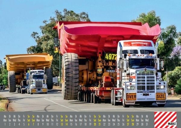 Produktbild: Schwertransporter Kalender 2027