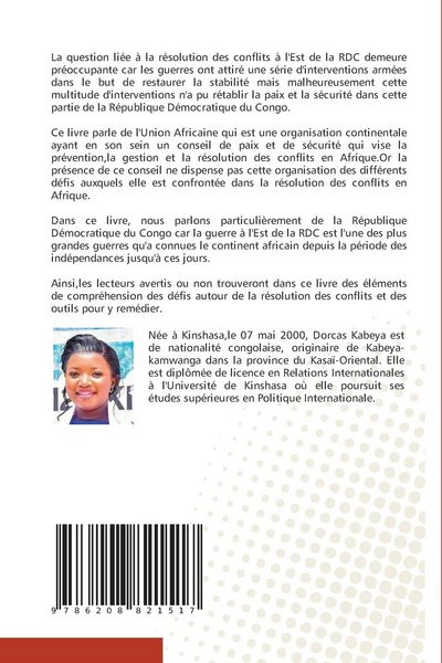 Produktbild: L'Union Africaine et la r&eacute;solution des conflits
