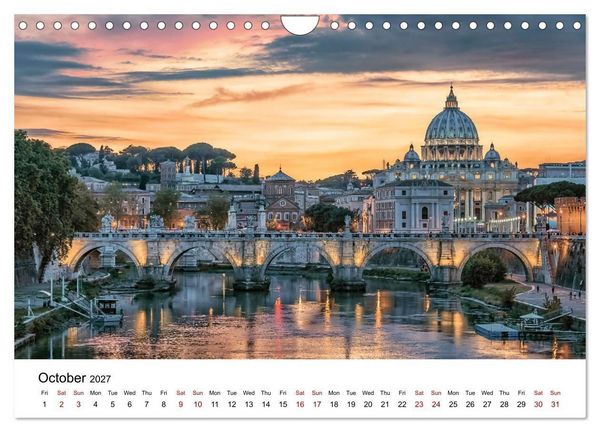 Produktbild: Dazzling Italy (Wall Calendar 2027 DIN A4 landscape), CALVENDO 12 Month Wall Calendar