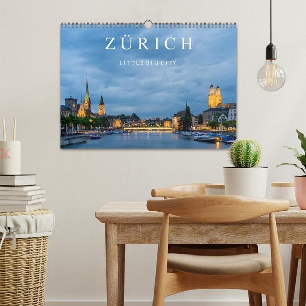 Produktbild: Z&Uuml;RICH - Little Big City (Wandkalender 2026 DIN A3 quer), CALVENDO Monatskalender