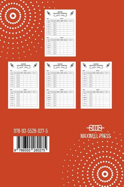 Produktbild: Blood Pressure Log Book