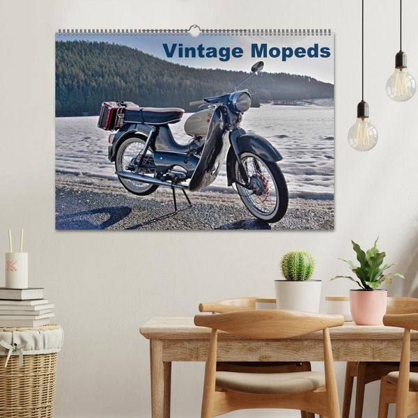 Produktbild: Vintage Mopeds (Wandkalender 2026 DIN A2 quer), CALVENDO Monatskalender