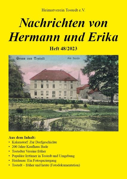 Produktbild: Nachrichten von Hermann und Erika Heft 48/2023