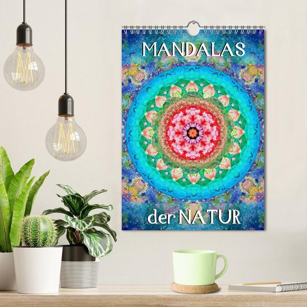 Produktbild: MANDALAS der Natur (Wandkalender 2026 DIN A4 hoch), CALVENDO Monatskalender