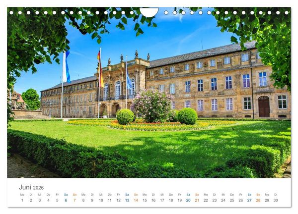 Produktbild: Oberfranken - Bayerns Norden (Wandkalender 2026 DIN A4 quer), CALVENDO Monatskalender