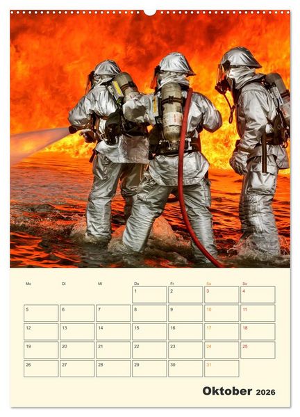 Produktbild: Feuerwehr - selbstloser Dienst weltweit (Wandkalender 2026 DIN A2 hoch), CALVENDO Monatskalender