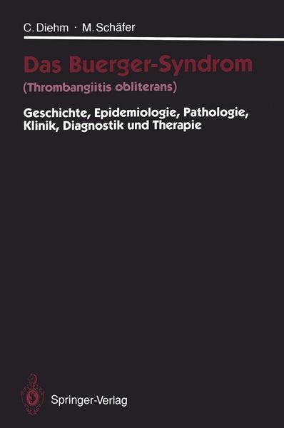 Produktbild: Das Buerger-Syndrom (Thrombangiitis obliterans)