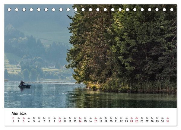 Produktbild: Wanderbarer Wei&szlig;ensee (Tischkalender 2026 DIN A5 quer), CALVENDO Monatskalender