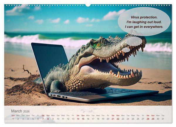 Produktbild: You really think you are an IT expert (High Quality Premium Wall Calendar 2026 DIN A2 landscape),CALVENDO 12 Month Wall Calendar