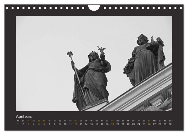Produktbild: Dresdens stille Gesten (Wandkalender 2026 DIN A4 quer), CALVENDO Monatskalender