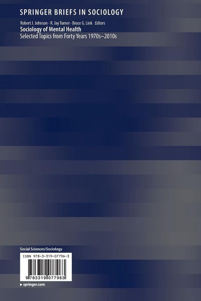 Produktbild: Sociology of Mental Health