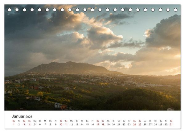 Produktbild: San Marino Die &auml;lteste Republik der Welt (Tischkalender 2026 DIN A5 quer), CALVENDO Monatskalender