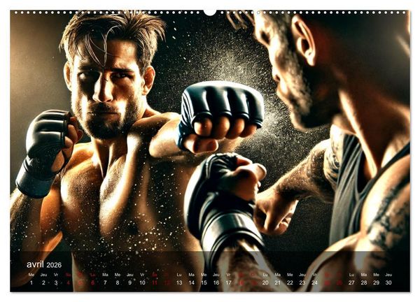 Produktbild: MMA - Mixed Martial Arts France (Calendrier mural 2026 DIN A2 vertical) calendrier de bureau