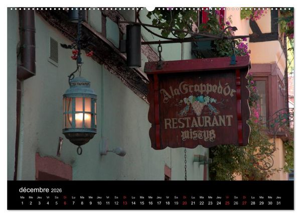 Produktbild: D&eacute;tails d'Alsace (Calendrier mural 2026 DIN A2 vertical) calendrier de bureau