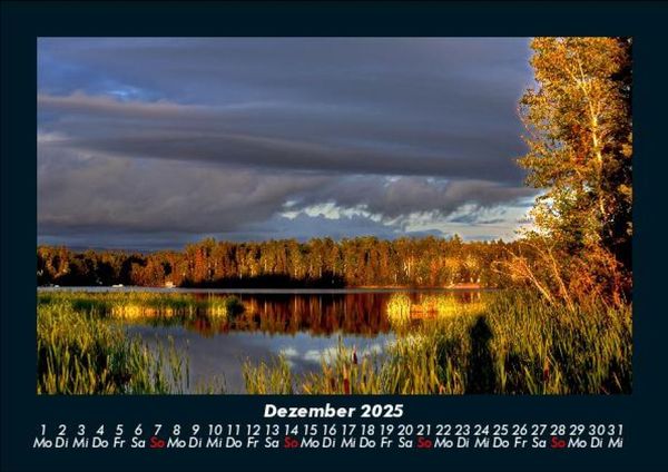 Produktbild: Landschaftskalender 2025 Fotokalender DIN A5