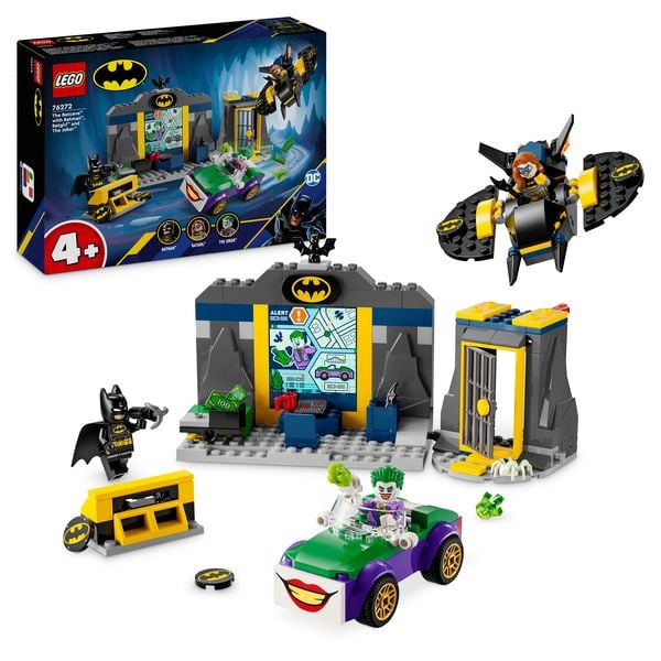 LEGO DC Batman Bathöhle mit Batman, Batgirl und Joker Minifiguren 76272