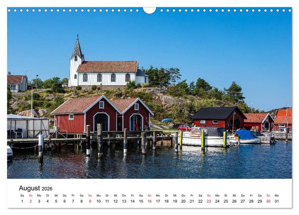 Produktbild: Westk&uuml;ste in Schweden (Wandkalender 2026 DIN A3 quer), CALVENDO Monatskalender