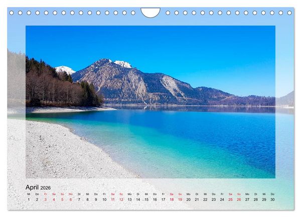 Produktbild: Walchensee (Wandkalender 2026 DIN A4 quer), CALVENDO Monatskalender