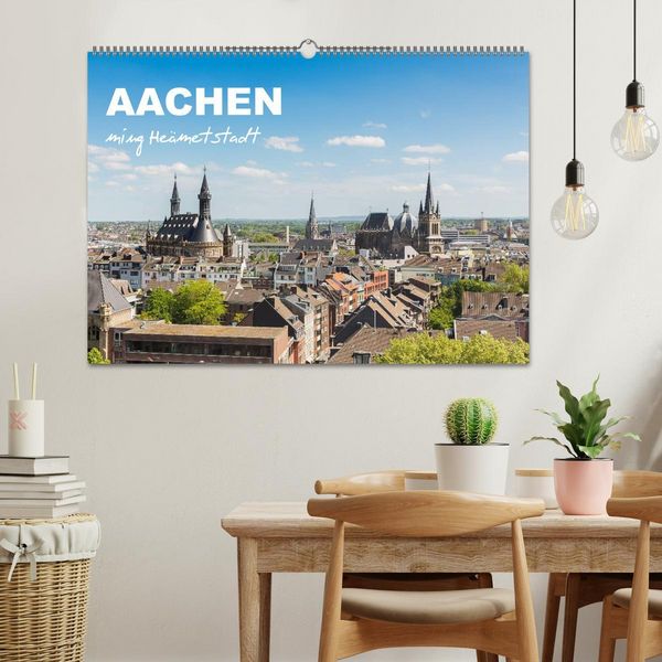 Produktbild: Aachen - ming He&auml;metstadt (Wandkalender 2026 DIN A2 quer), CALVENDO Monatskalender