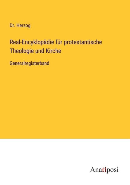 Produktbild: Real-Encyklop&auml;die f&uuml;r protestantische Theologie und Kirche