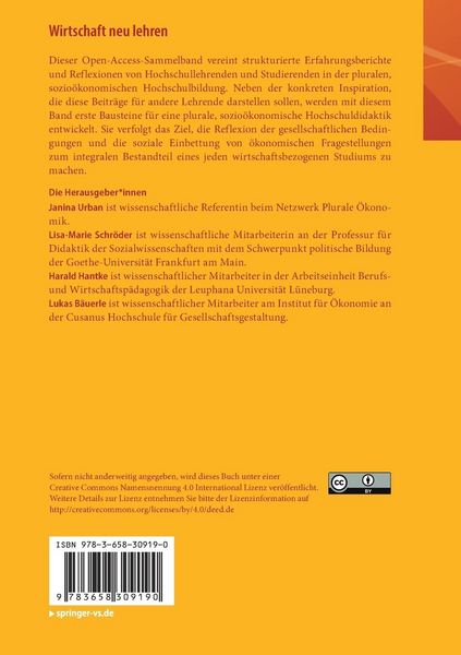 Produktbild: Wirtschaft neu lehren