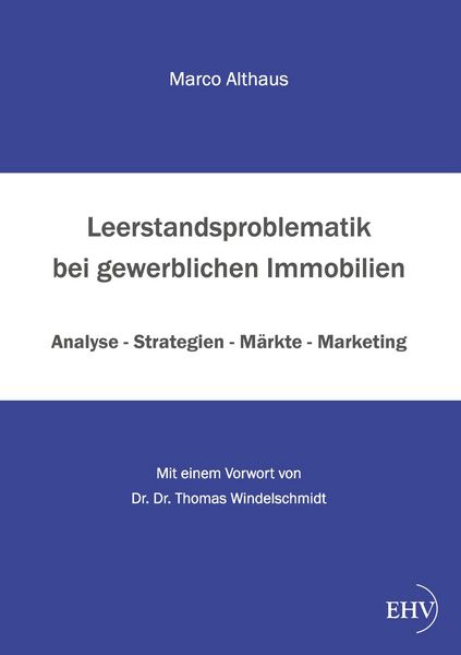 Produktbild: Leerstandsproblematik bei gewerblichen Immobilien