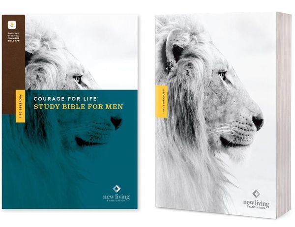 Produktbild: NLT Courage for Life Study Bible for Men, Filament Enabled (Softcover)