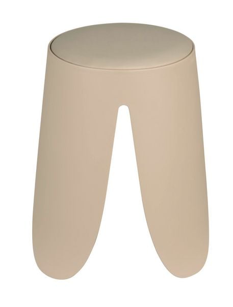 Produktbild: Badhocker Mod. Comiso Beige matt, belastbar bis 180 kg