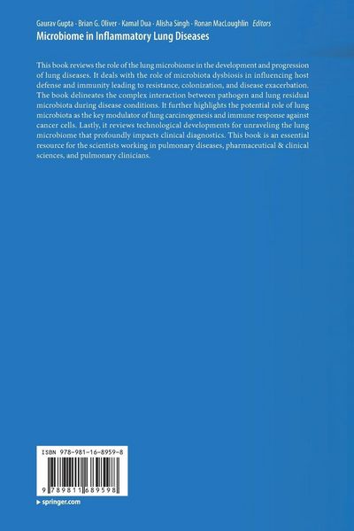 Produktbild: Microbiome in Inflammatory Lung Diseases