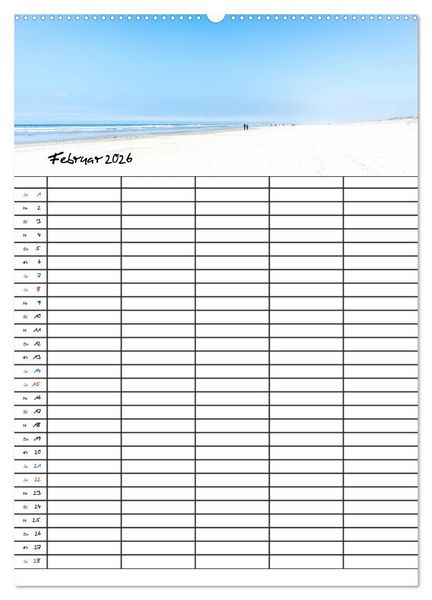 Produktbild: JUIST - DIE NORDSEEINSEL (hochwertiger Premium Wandkalender 2026 DIN A2 hoch), Kunstdruck in Hochglanz