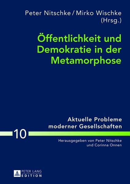 Produktbild: &Ouml;ffentlichkeit und Demokratie in der Metamorphose