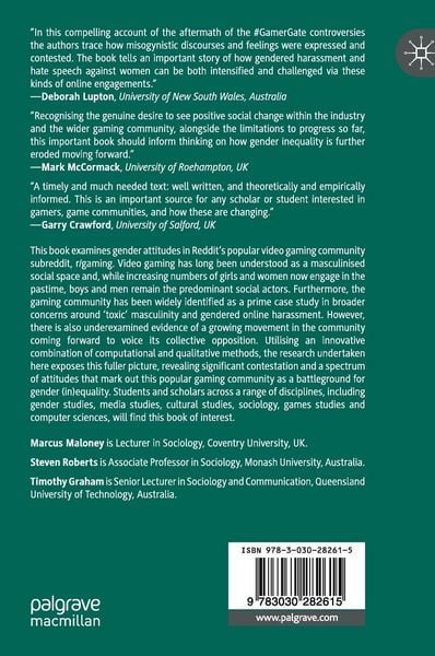 Produktbild: Gender, Masculinity and Video Gaming