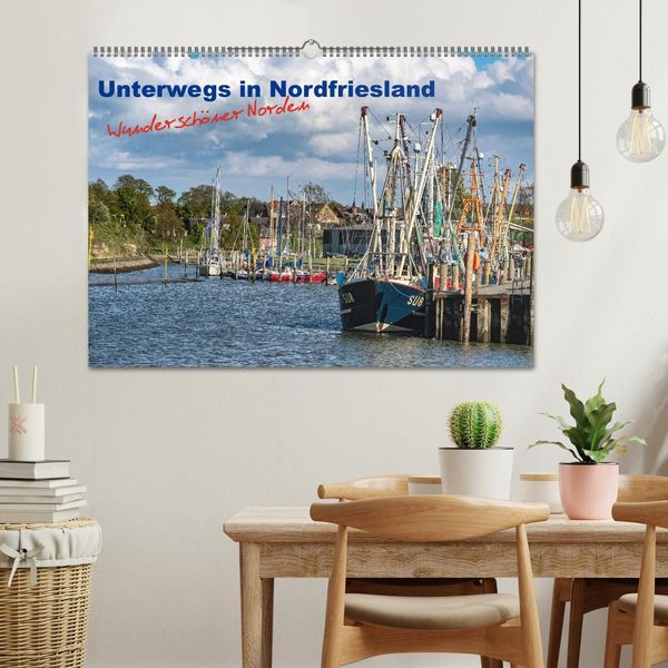 Produktbild: Unterwegs in Nordfriesland (Wandkalender 2026 DIN A2 quer), CALVENDO Monatskalender