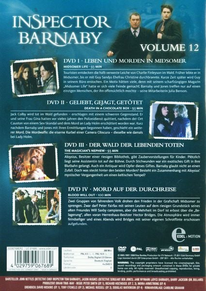 Produktbild: Inspector Barnaby Vol. 12 [4 DVDs]