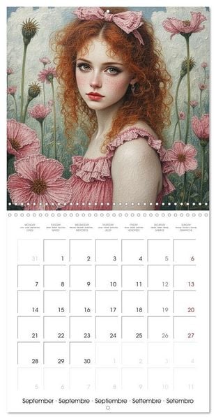 Produktbild: Sual&acute;M, S: Whispering Petals (Wall Calendar 2026 12 &times; 12 Inc