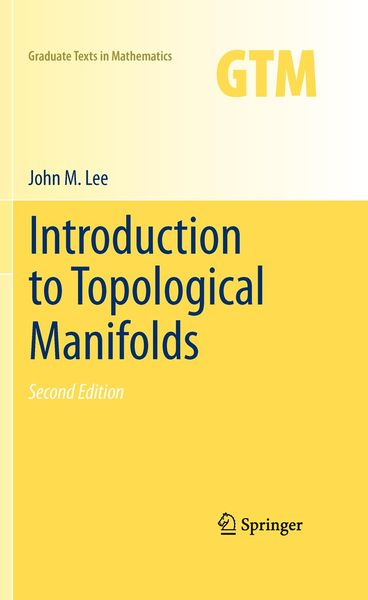 Produktbild: Introduction to Topological Manifolds