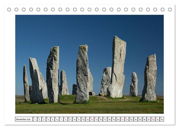Produktbild: Die &Auml;u&szlig;eren Hebriden (Tischkalender 2026 DIN A5 quer), CALVENDO Monatskalender