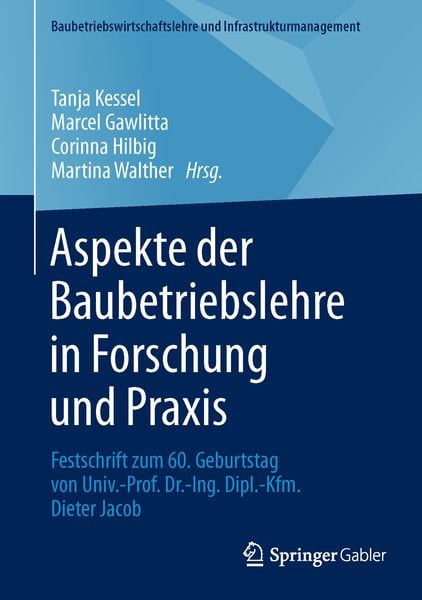 Produktbild: Aspekte der Baubetriebslehre in Forschung und Praxis
