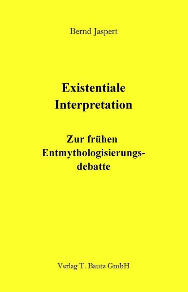 Produktbild: Existentiale Interpretation