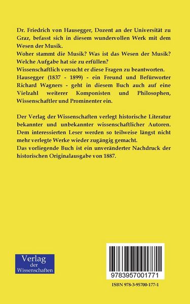 Produktbild: Die Musik als Ausdruck