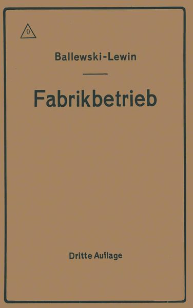 Produktbild: Der Fabrikbetrieb