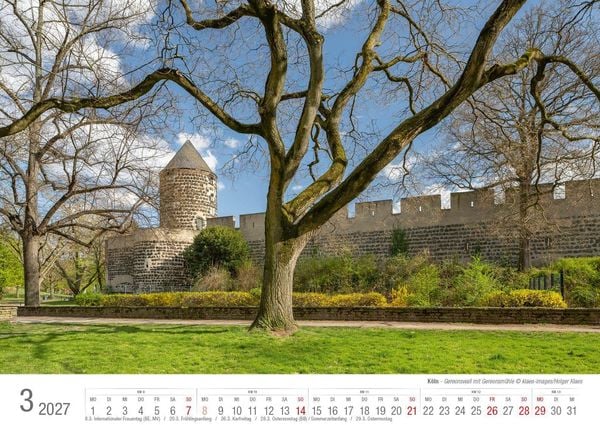 Produktbild: K&ouml;ln 2027 Bildkalender A3 quer, spiralgebunden