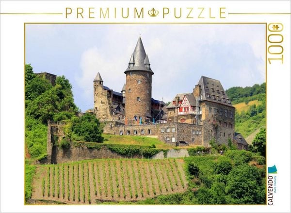 Produktbild: CALVENDO Puzzle Burg Stahleck in Bacharach | 1000 Teile Lege-Gr&ouml;&szlig;e 64x48cm Foto-Puzzle f&uuml;r gl&uuml;ckliche Stunden