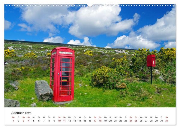 Produktbild: Von Cornwall nach Schottland (hochwertiger Premium Wandkalender 2026 DIN A2 quer), Kunstdruck in Hochglanz