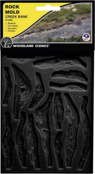 Woodland Scenics WC1245 Universell Kautschukform Flussufer (L x B) 250mm x 130mm