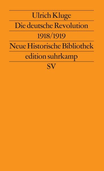 Produktbild: Die deutsche Revolution 1918/1919