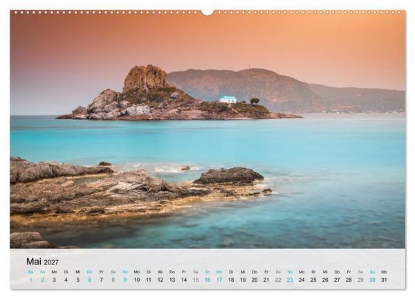 Produktbild: Insel Kos - Badeparadies der S&uuml;d&auml;g&auml;is (Wandkalender 2027 DIN A2 quer), CALVENDO Monatskalender