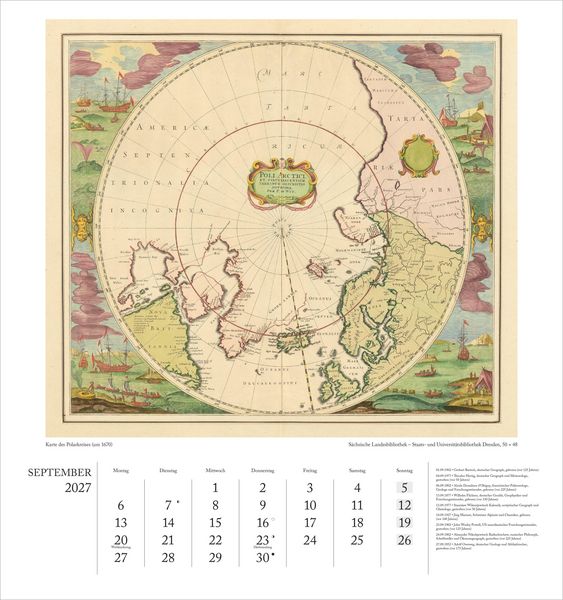 Produktbild: Geographisch-Kartographischer Kalender 2027